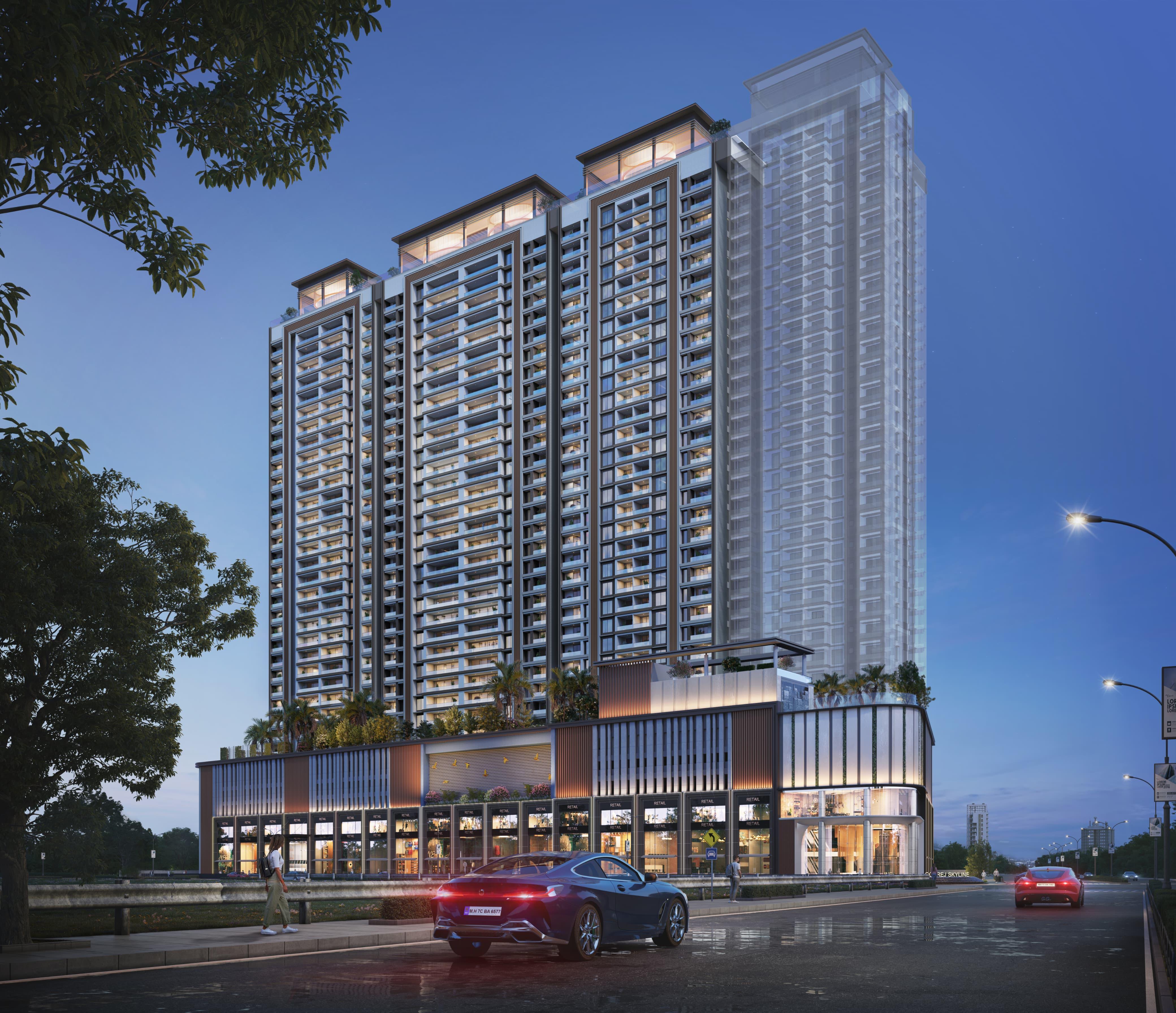 Luxury building exterior